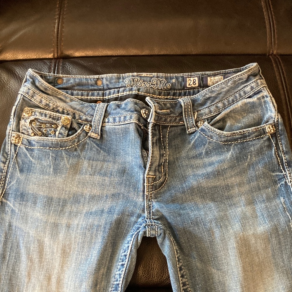 Miss Me Women's Light Blue Boot Cut Jeans